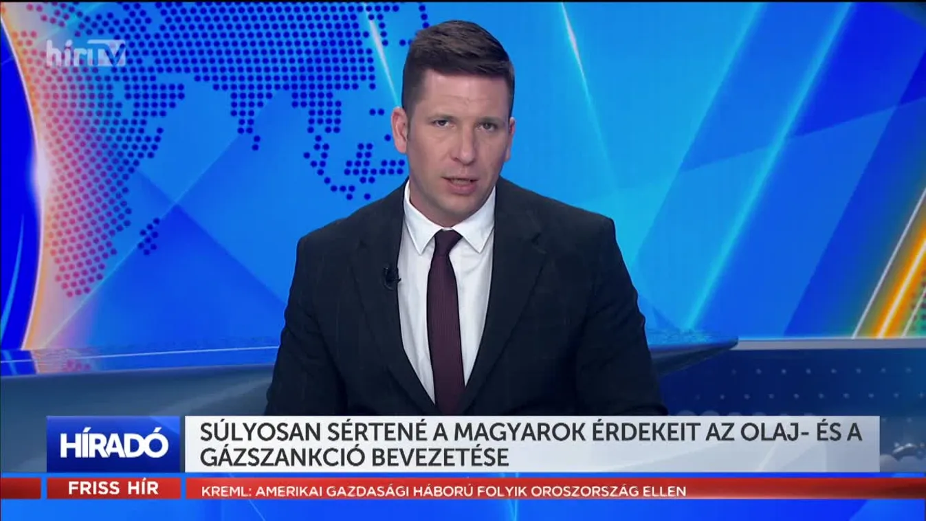 Súlyosan sértené a magyarok érdekeit az olaj- és a gázszankció bevezetése