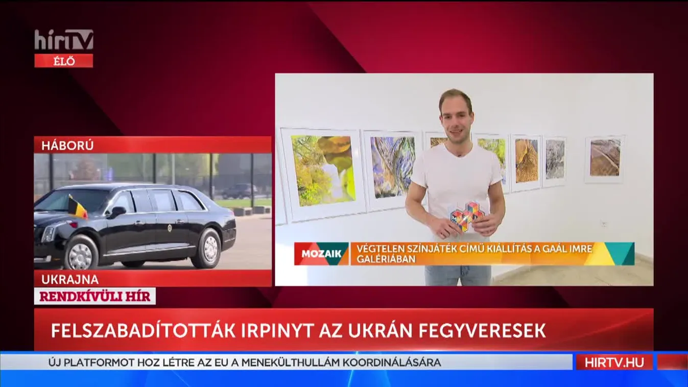 Mozaik - Végtelen színjáték című kiállítás a Gaál Imre Galériában (2022-03-29)