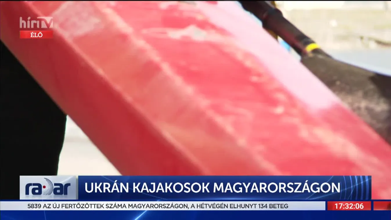 Radar - Ukrán kajakosok Magyarországon (2022-03-21)