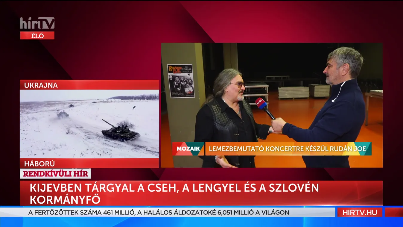 Mozaik: Lemezbemutató koncertre készül Rudán Joe