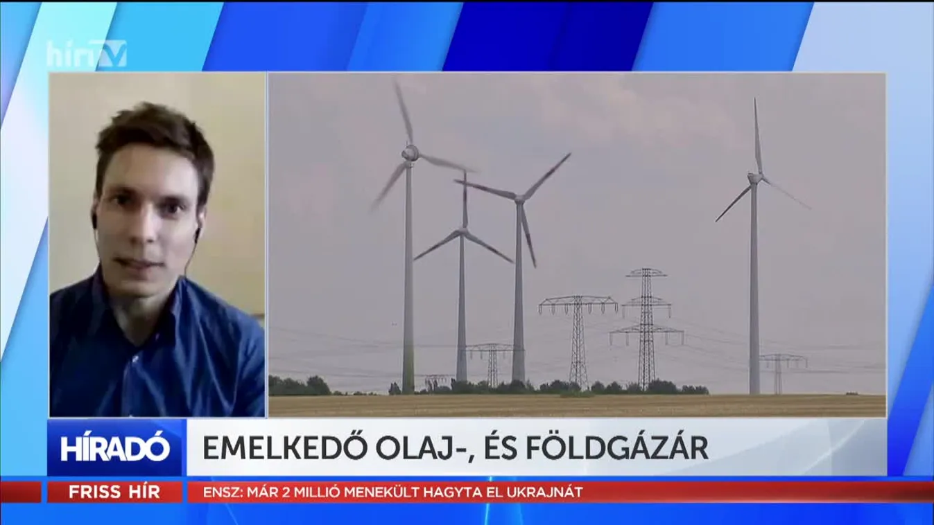 Emelkedő olaj- és földgázár