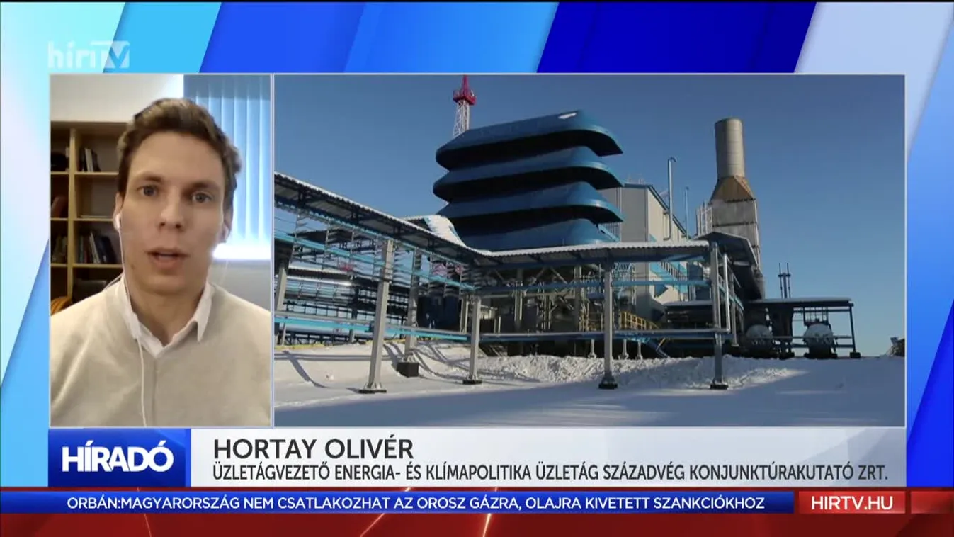 Hortay Olivér: Az energiaszankciók kiterjesztese nagyon jelentős áremelkedést okozna