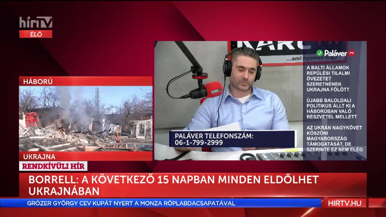 Paláver: Újabb baloldali politikus állt ki a háborúban való részvétel mellett