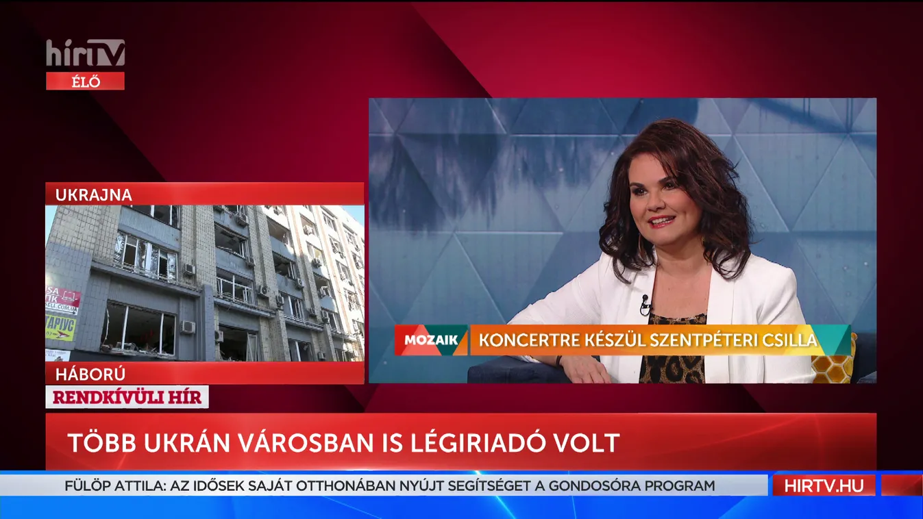 Mozaik: Koncertre készül Szentpéteri Csilla