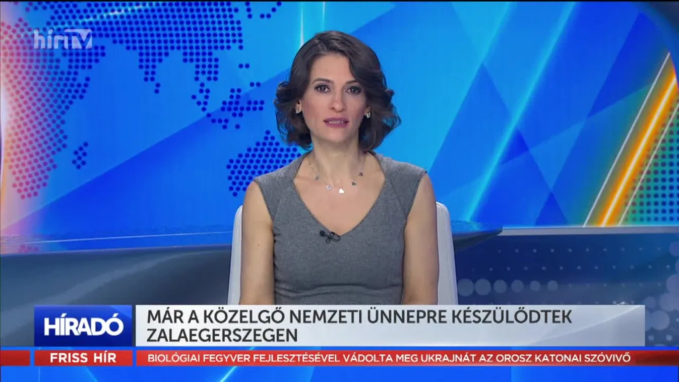 Már a közelgő nemzeti ünnepre készülődtek Zalaegerszegen