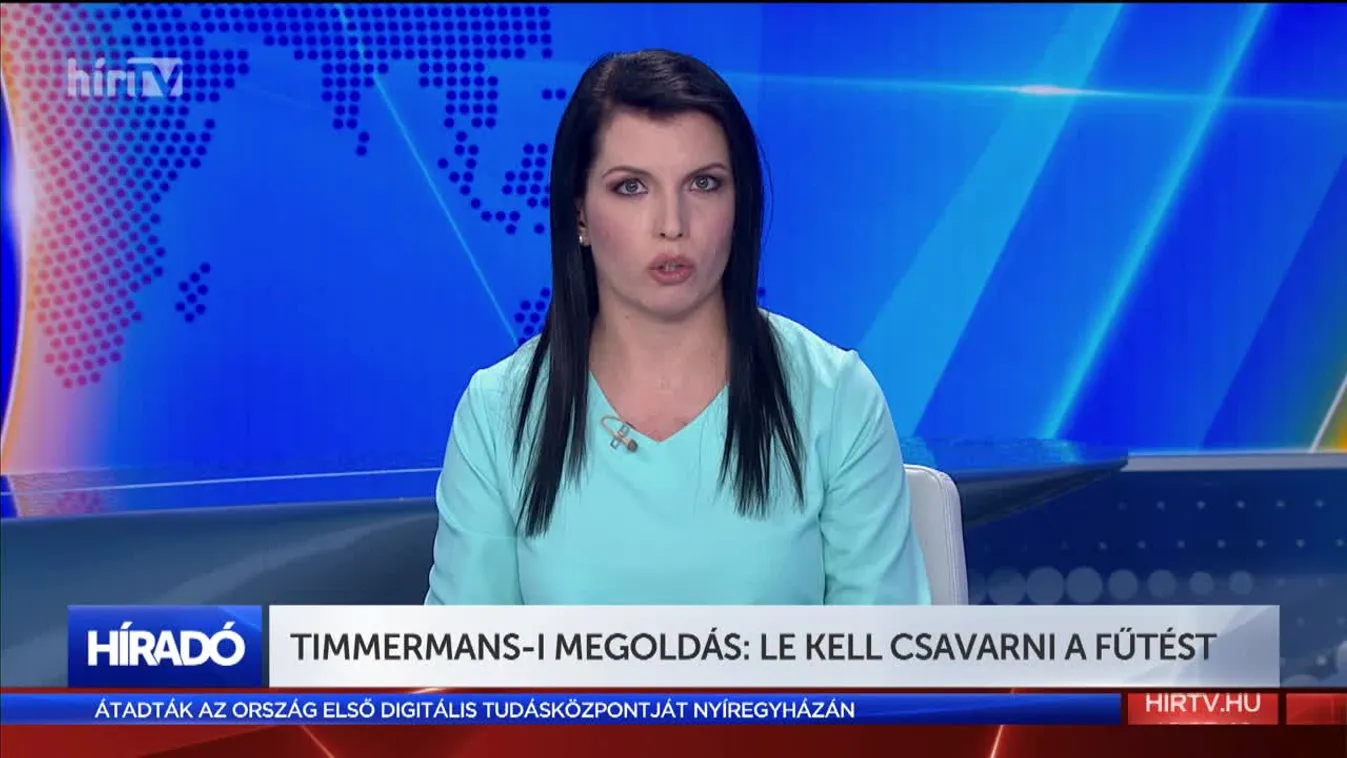 Timmermans-i megoldás: Le kell csavarni a fűtést