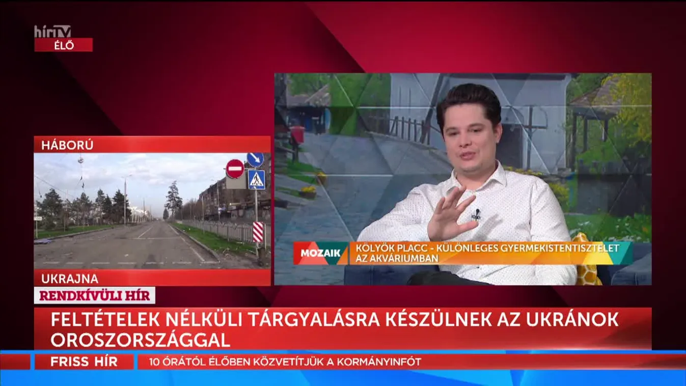 Mozaik - Kölyök Placc - különleges gyermekistentisztelet az Akváriumban (2022-04-21)