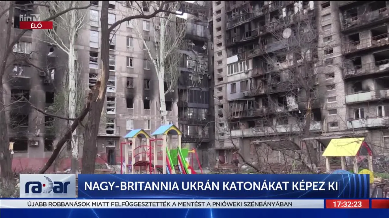 Radar - Nagy-Britannia ukrán katonákat képez ki (2022-04-22)