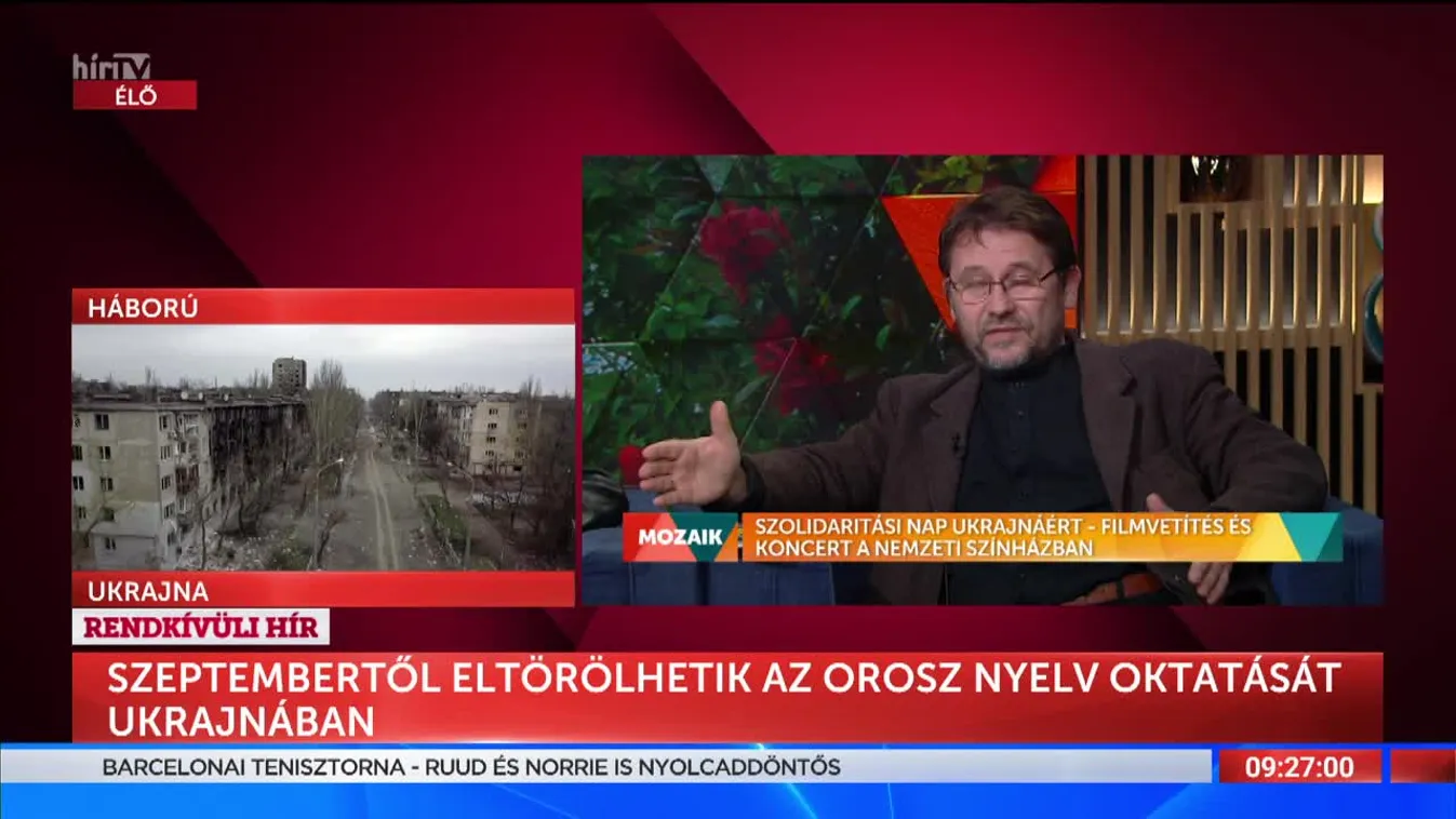 Mozaik - Szolidaritási nap Ukrajnáért - filmvetítés és koncert a Nemzeti Színházban (2022-04-20)