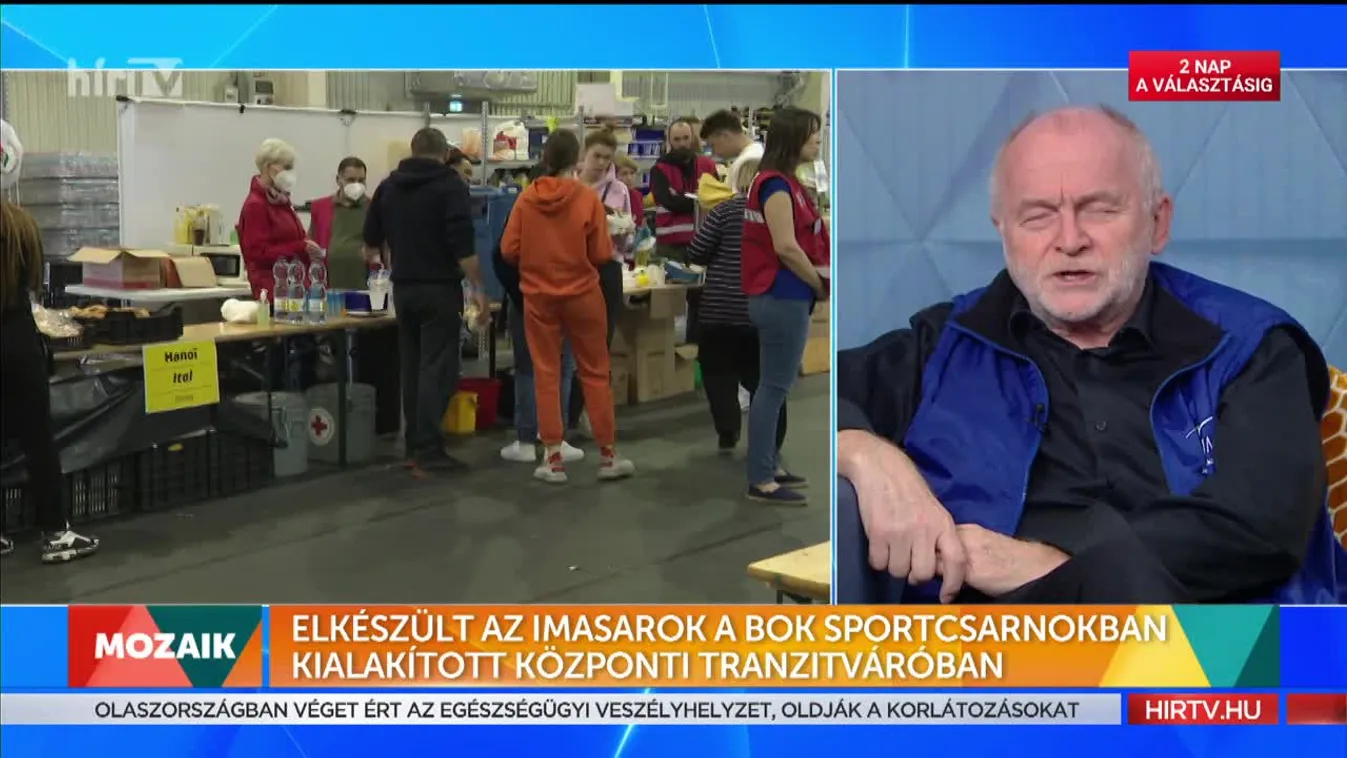 Mozaik - Elkészült az imasarok a BOK Sportcsarnokban (2022-04-01)