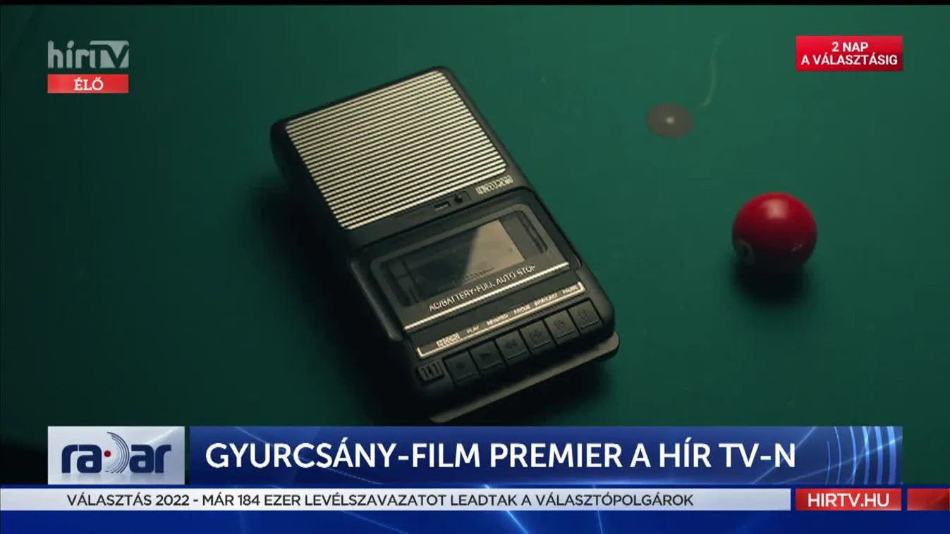 Radar - Gyurcsány-film premier a Hír TV-n! (2022-04-01)