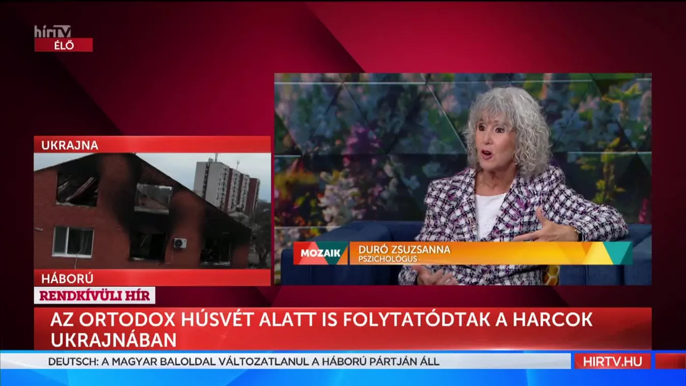 Mozaik - A háború és a veszteségek lelki következményei (2022-04-25)