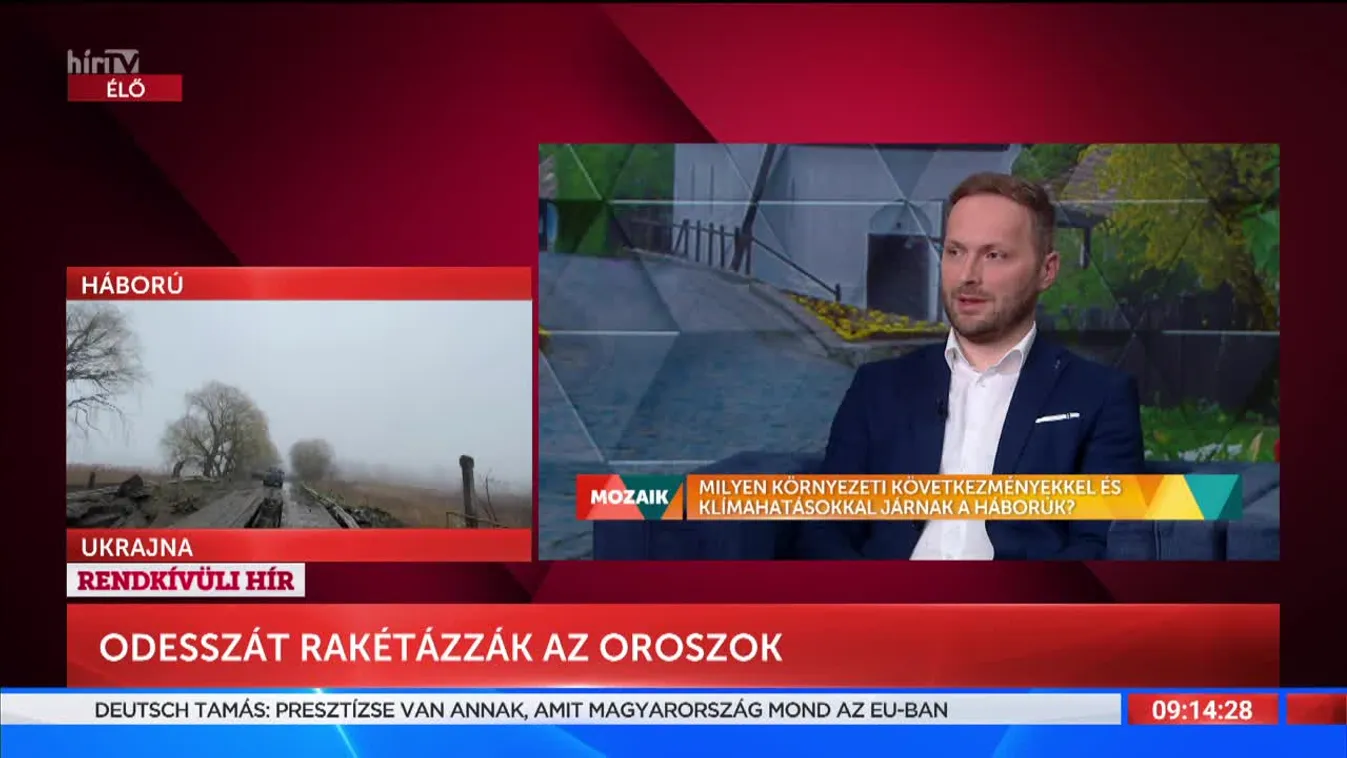Mozaik - Milyen környezeti következményekkel és klímahatásokkal járnak a háborúk? (2022-04-05)