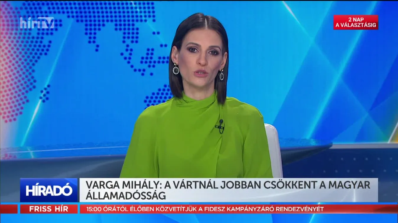 Varga Mihály: A vártnál jobban csökkent a magyar államadósság