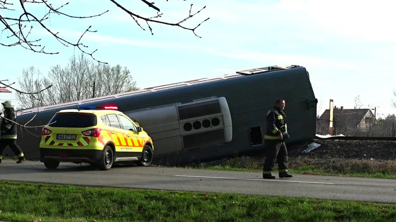 Vonatbaleset Mindszentnél - a tragédia részletei + fotók