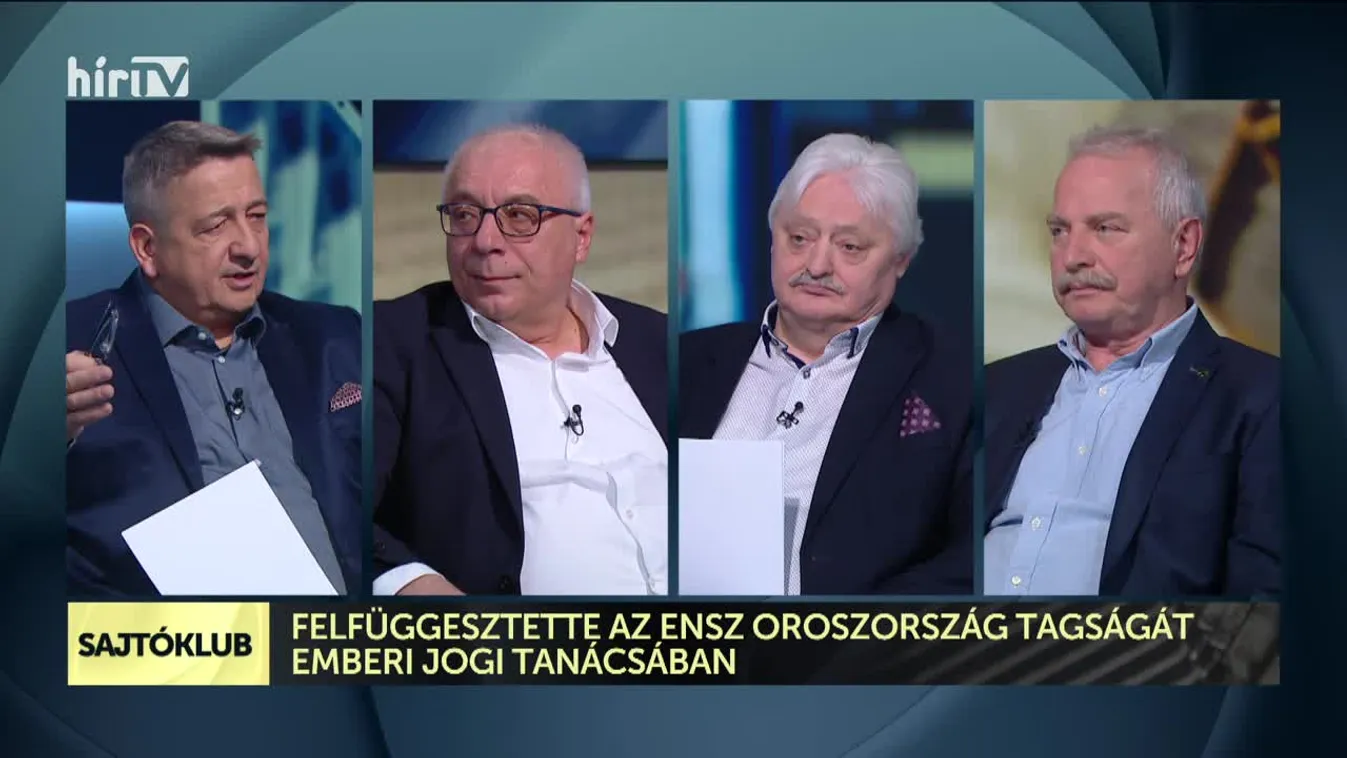 Sajtóklub: Felfüggesztette az ENSZ Oroszország tagságát emberi jogi tanácsában