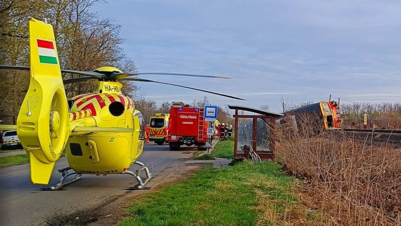 Több ember meghalt egy vonatbalesetben Mindszentnél