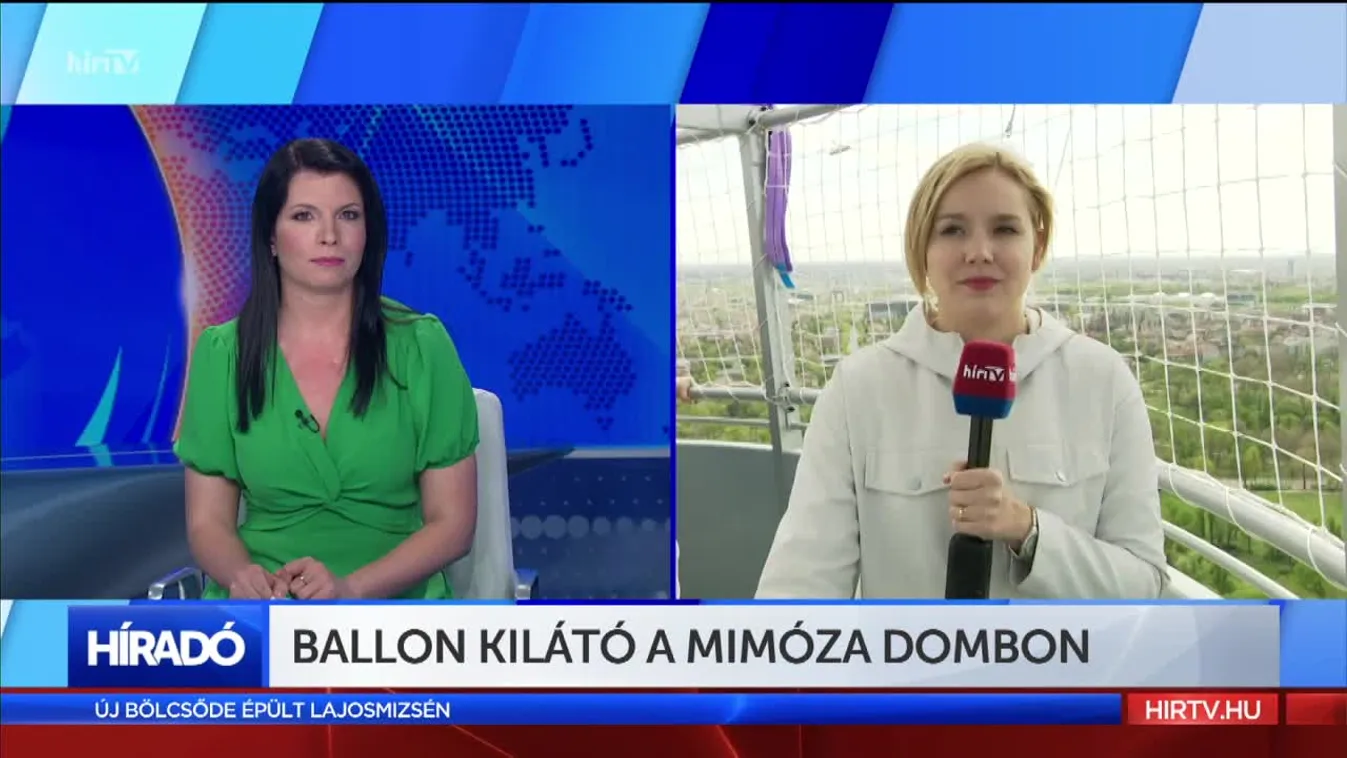 Ballon kilátó a Mimóza dombon