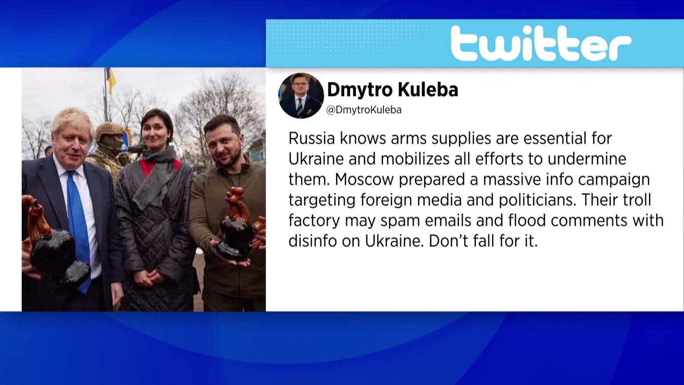 Dmitro Kuleba: Az oroszok álhírkampányra készülnek