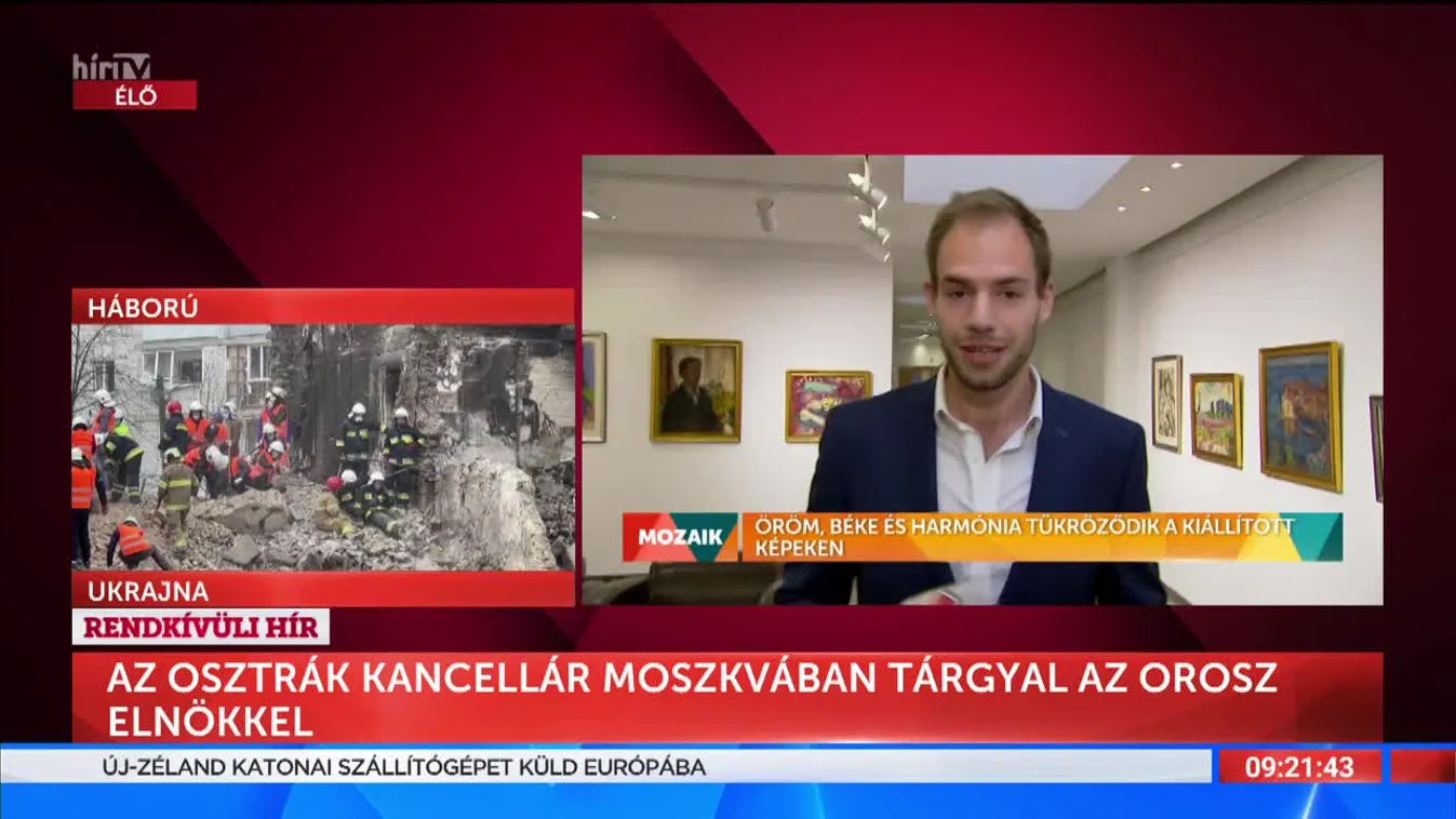 Mozaik - Öröm, béke és harmónia tükröződik a kiállított képeken (2022-04-11)