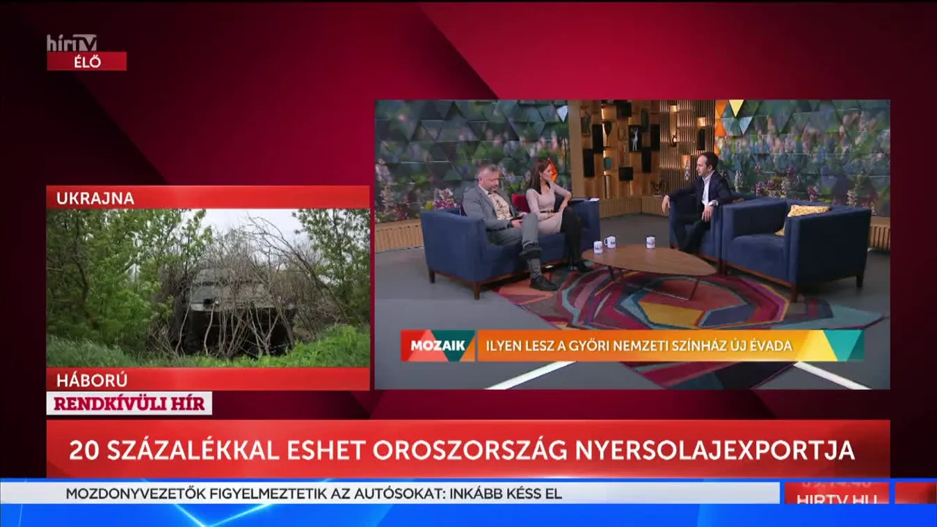 Mozaik - A háború ihlette a Here We Are című új dalt (2022-05-05)