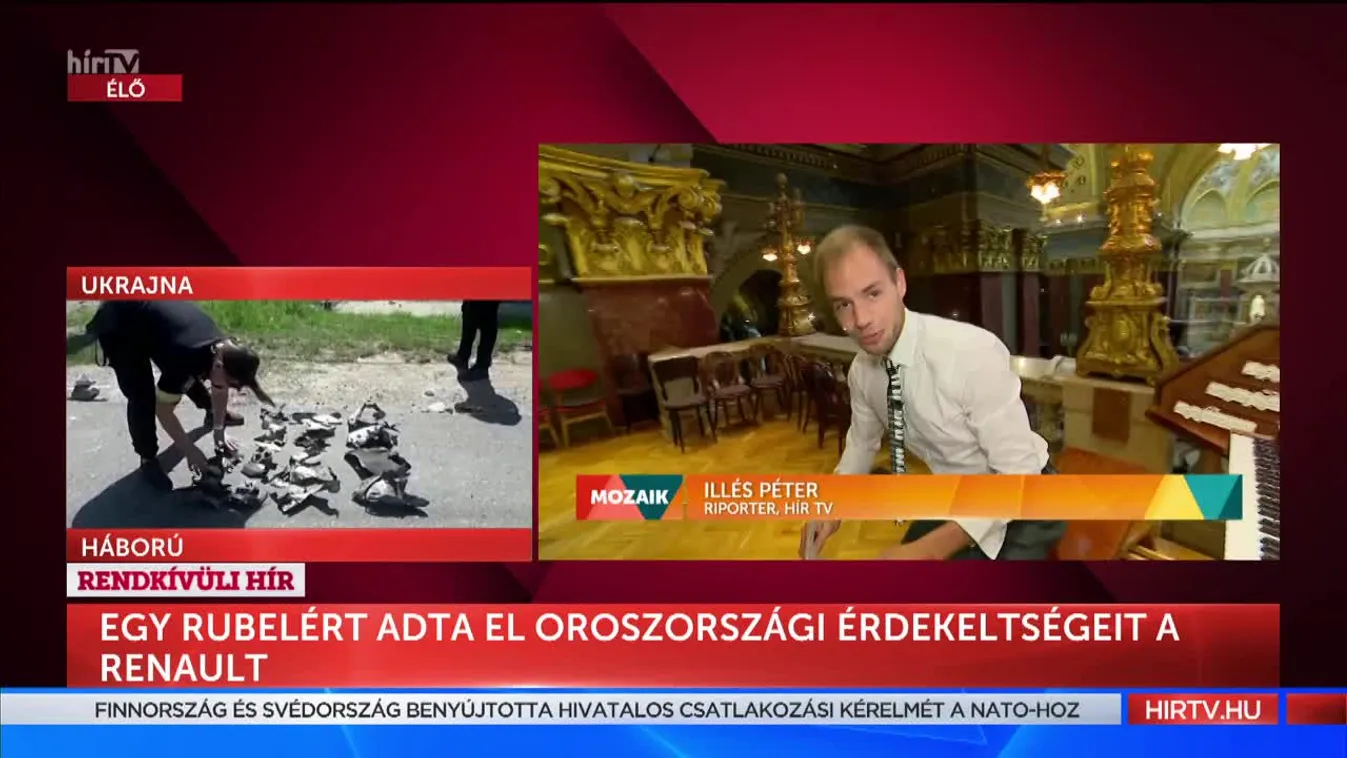 Mozaik - Pénteken hallható a Bazilikában G.F. Händel: vízi zenéje (2022-05-18)