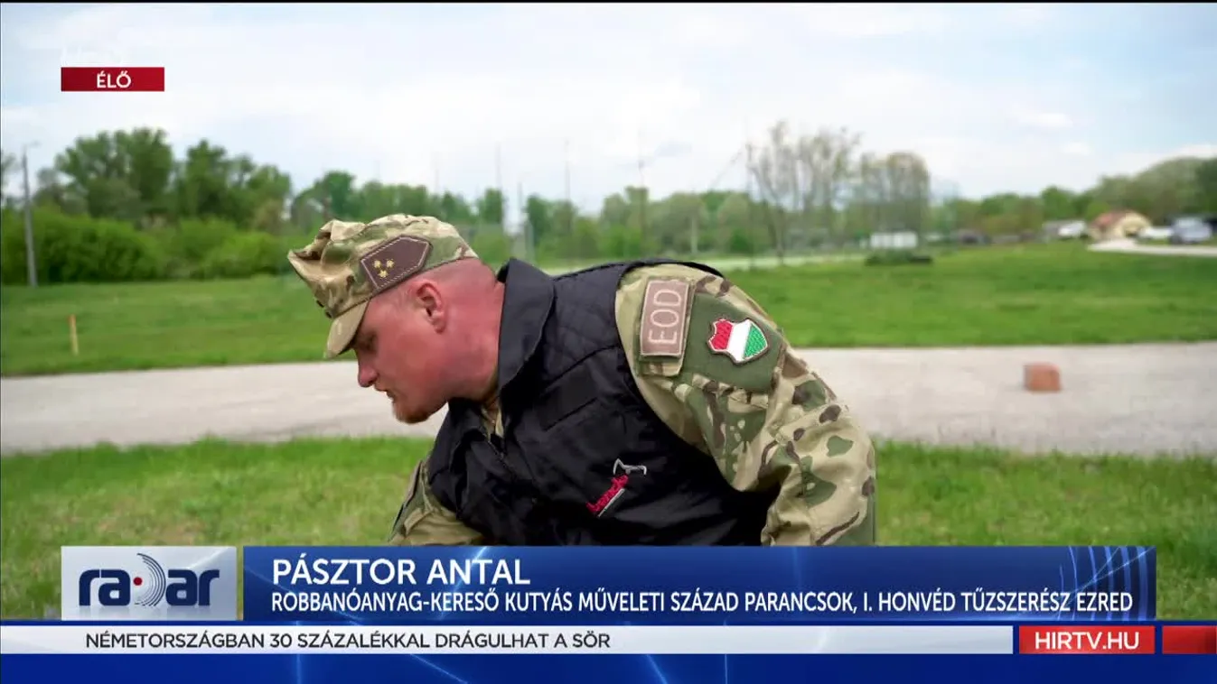 Radar - Robbanó-kereső kutyák kiképzésen (2022-05-04)