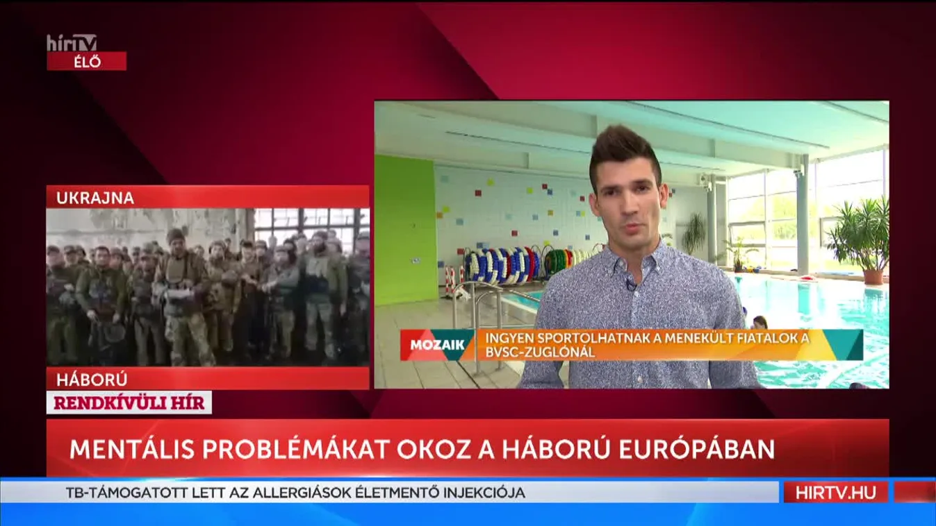 Mozaik - Ingyen sportolhatnak a menekült fiatalok a BVSC-Zuglónál (2022-05-18)