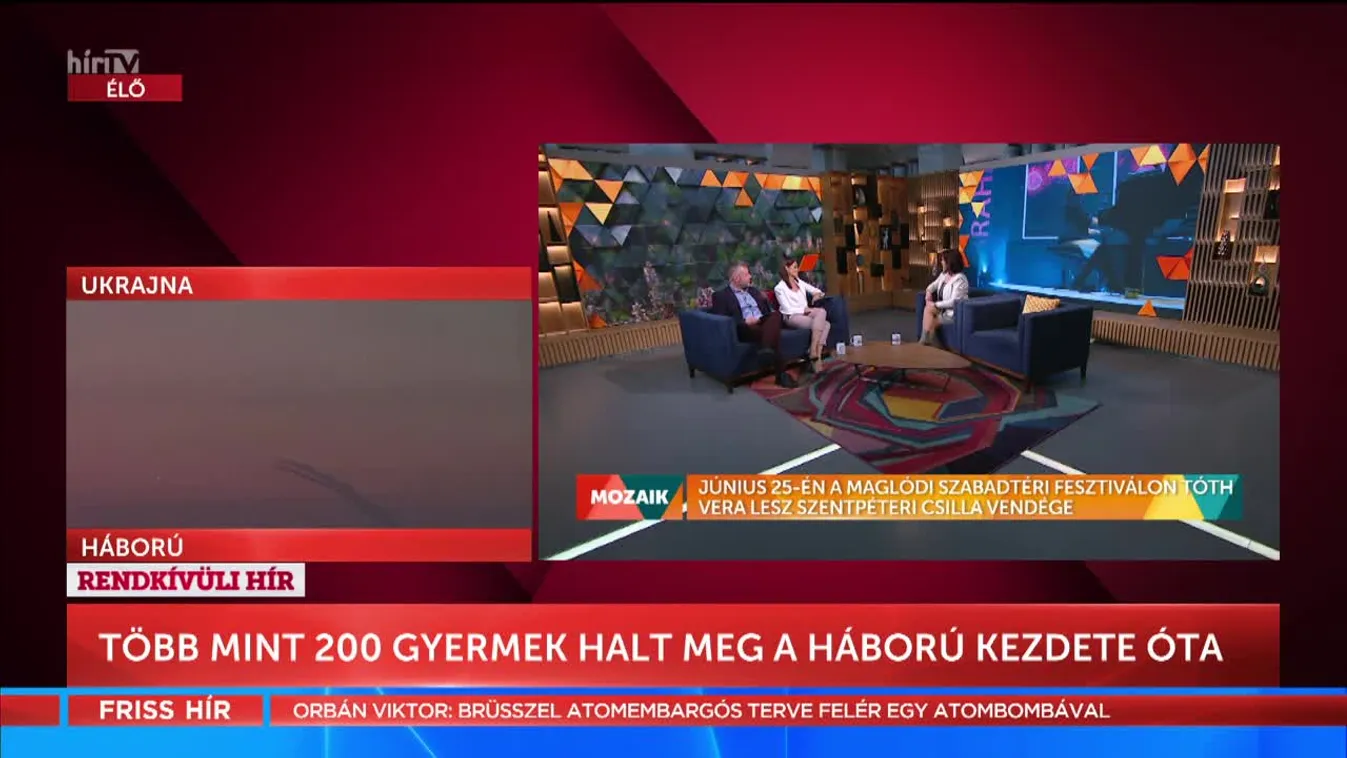 Mozaik - Rajzverseny Szentpéteri Csilla zenéjére (2022-05-06)