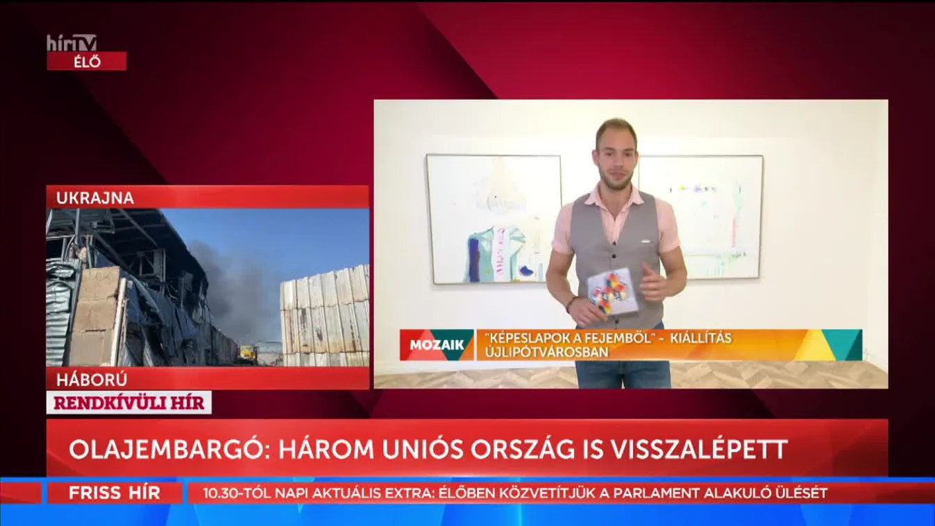 Mozaik - Képeslapok a fejemből - kiállítás Újlipótvárosban (2022-05-02)