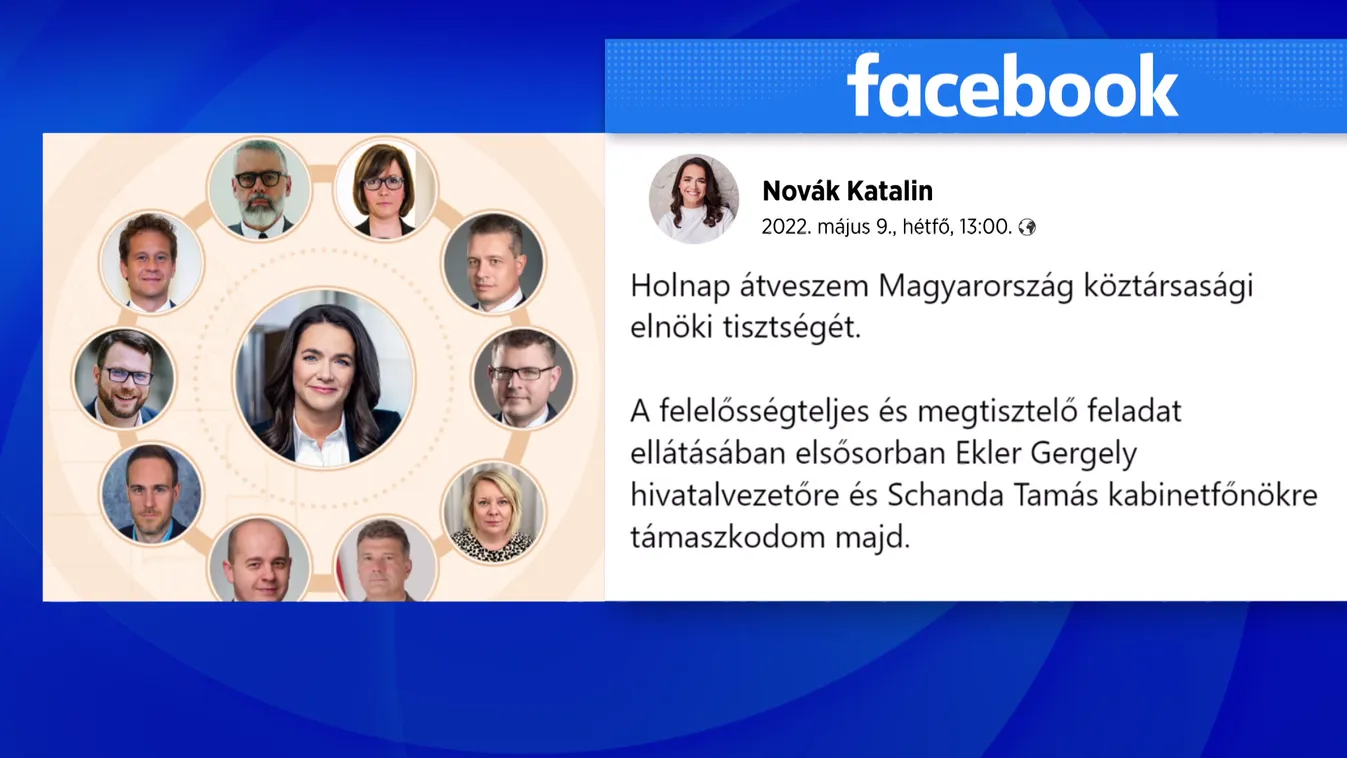 Kihirdette elnöki csapatát Novák Katalin