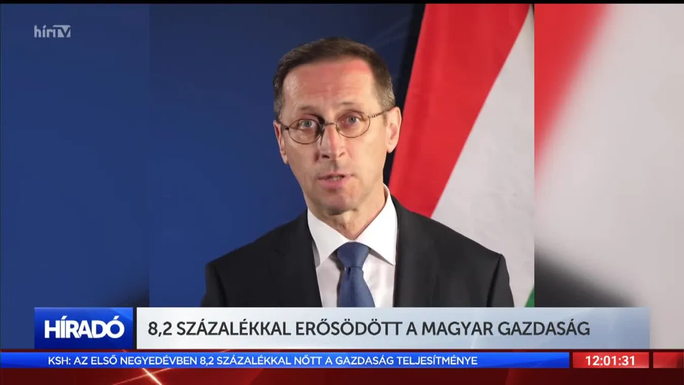 8,2 százalékkal erősödött a magyar gazdaság