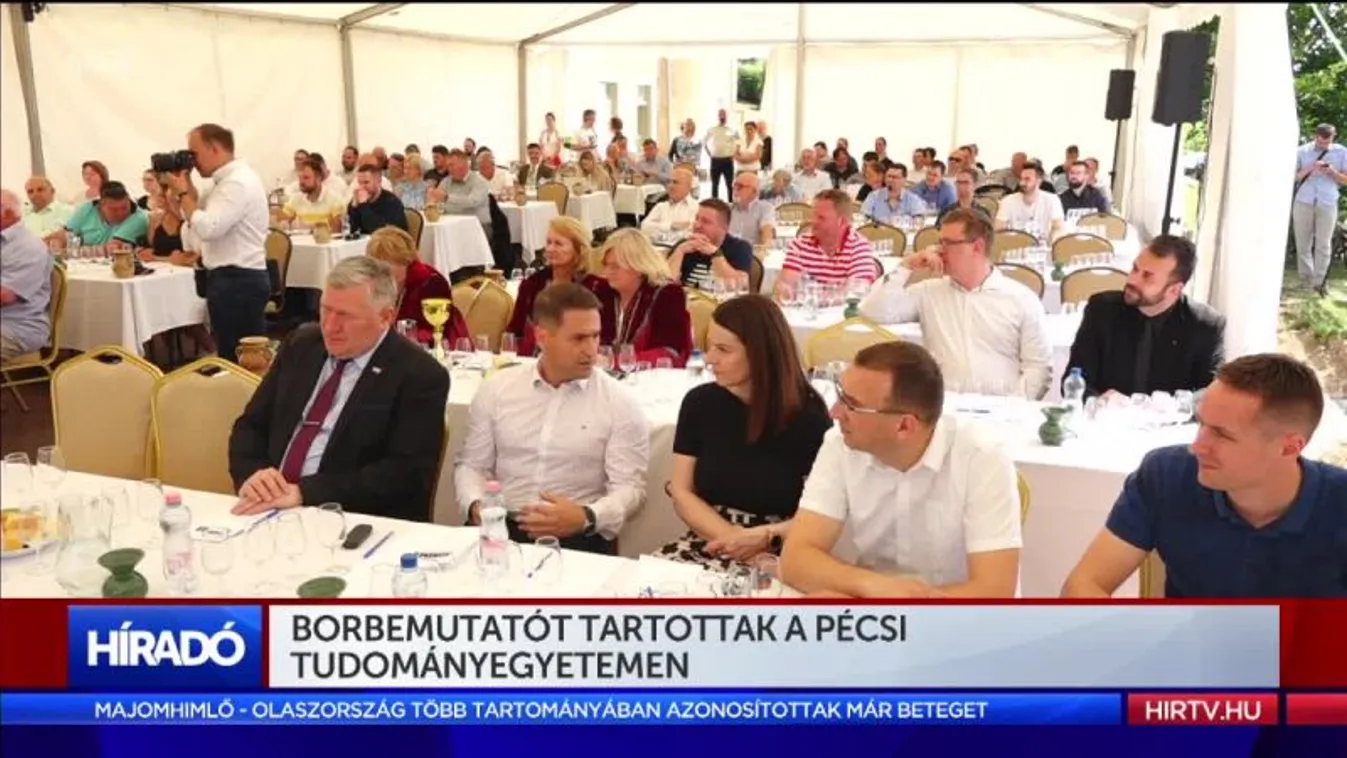 Borbemutatót tartottak a Pécsi Tudományegyetemen