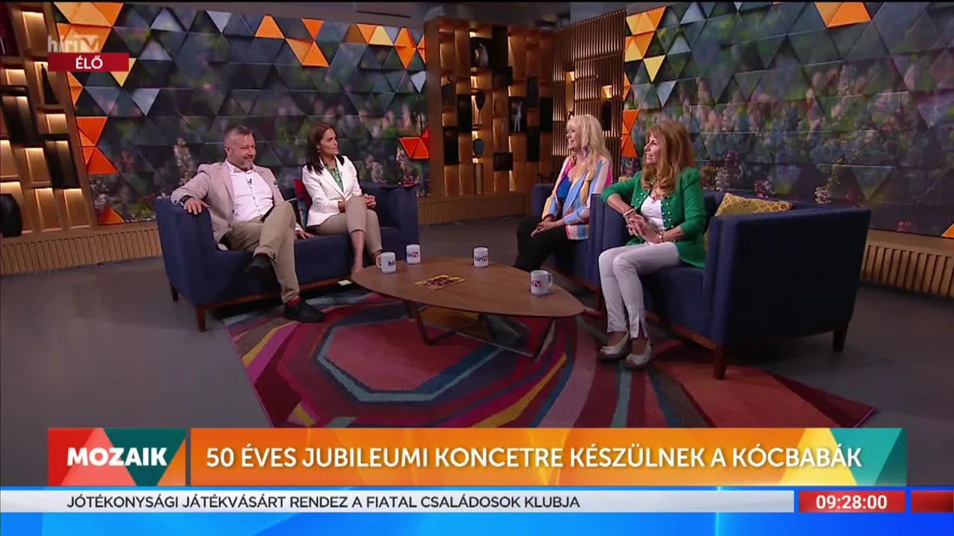 Mozaik - 50 éves jubileumi koncertre készülnek a Kócbabák (2022-05-23)