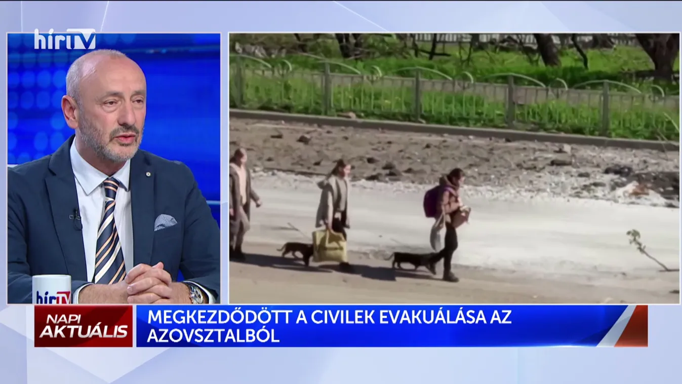 Megkezdődött a civilek evakuálása az Azovsztalból