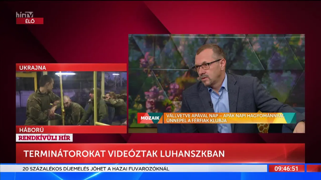 Mozaik - Vállvetve Apával nap – Apák napi hagyománnyal ünnepel a Férfiak klubja (2022-05-18)