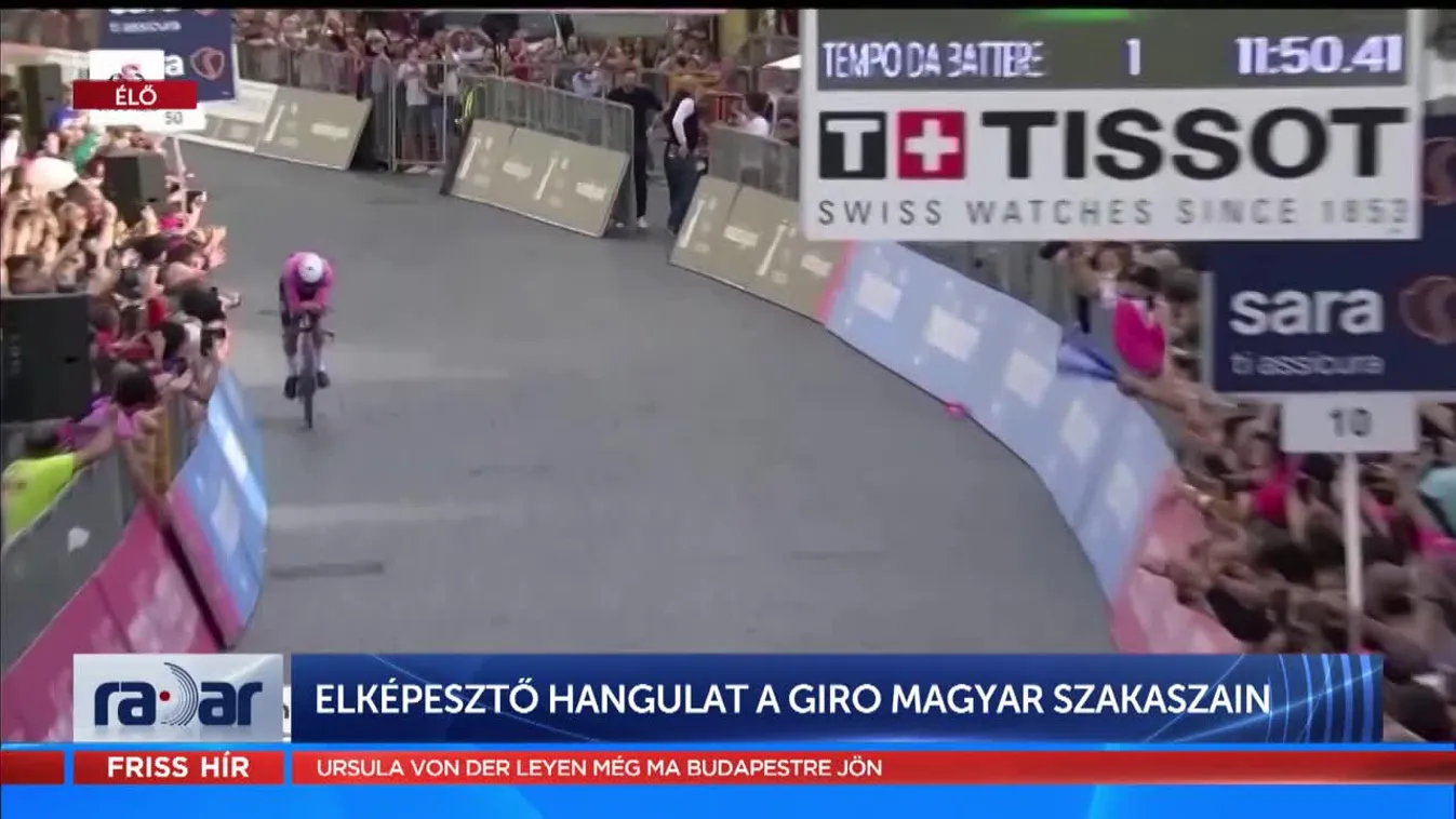 Radar - Elképesztő hangulat a Giro magyar szakaszain (2022-05-09)