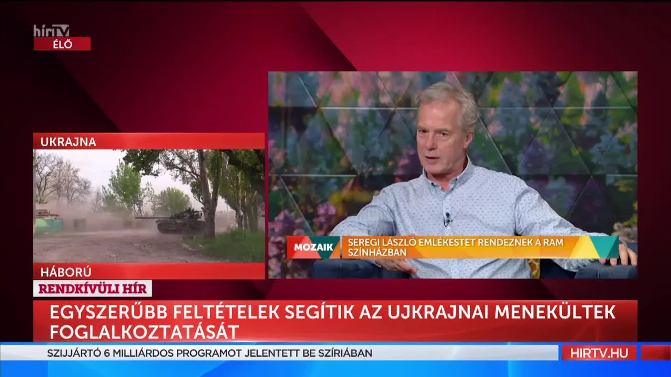 Mozaik - Seregi László emlékestet rendeznek a Ram színházban (2022-05-11)