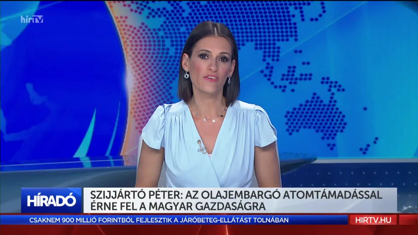 Szijjártó Péter: Az olajembargó atomtámadással érne fel a magyar gazdaságra