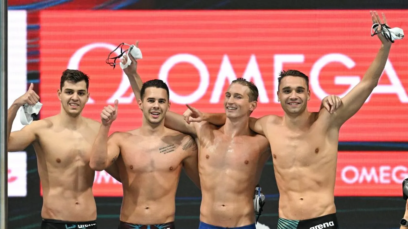 Milák újabb remek ideje, országos csúcsot úszott a férfi gyorsváltó