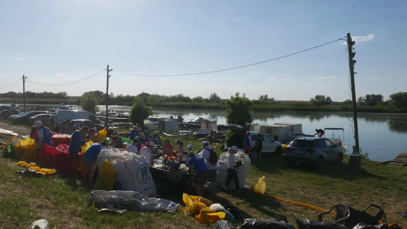 Közel 7 tonna hulladéktól mentesült ismét a Tisza-tó