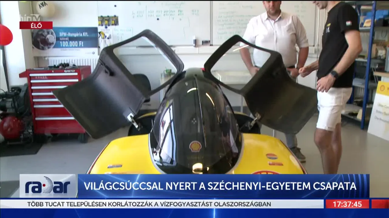 Radar - Világcsúccsal nyert a Széchenyi-Egyetem csapata (2022-06-17)