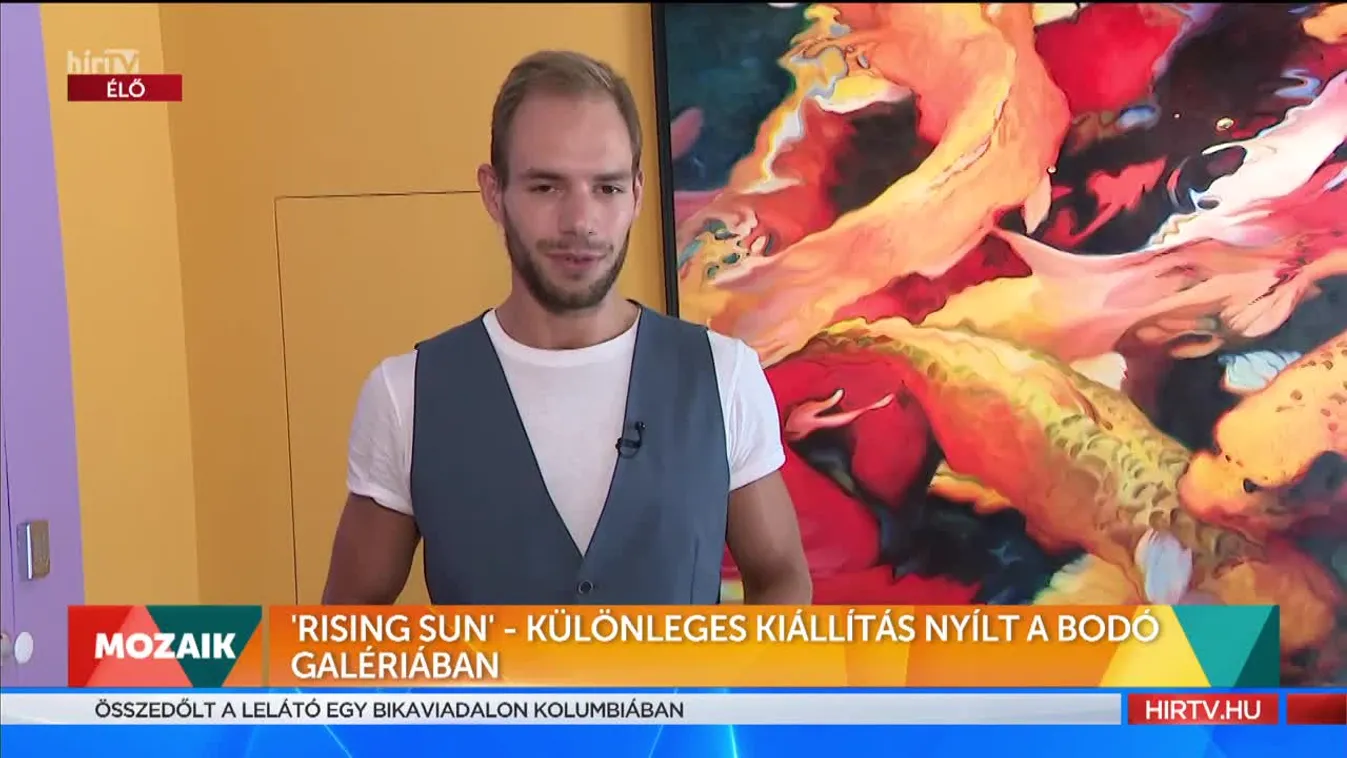 Mozaik - 'Rising Sun' - különleges kiállítás nyílt a Bodó galériában  (2022-06-27)