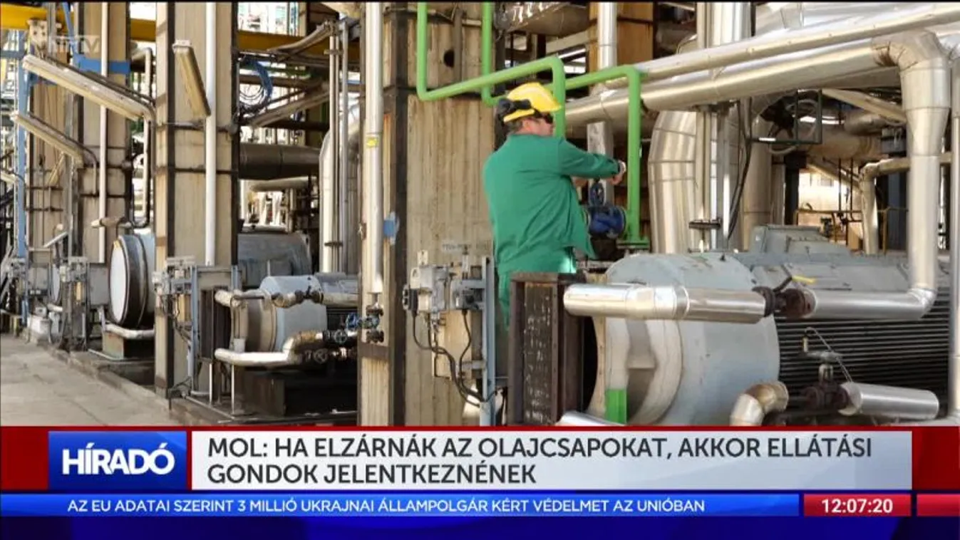 MOL: Ha elzárnák az olajcsapokat, akkor ellátási gondok jelentkeznének