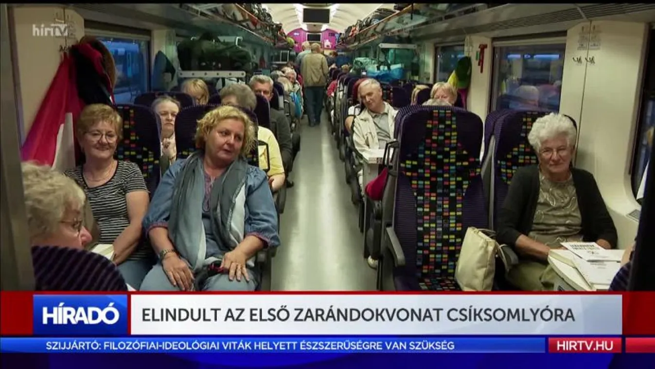 Elindult az első zarándokvonat Csíksomlyóra