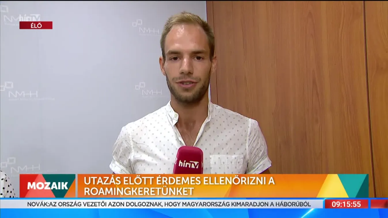 Mozaik - Utazás előtt érdemes ellenőrizni a roamingkeretünket (2022-06-23)