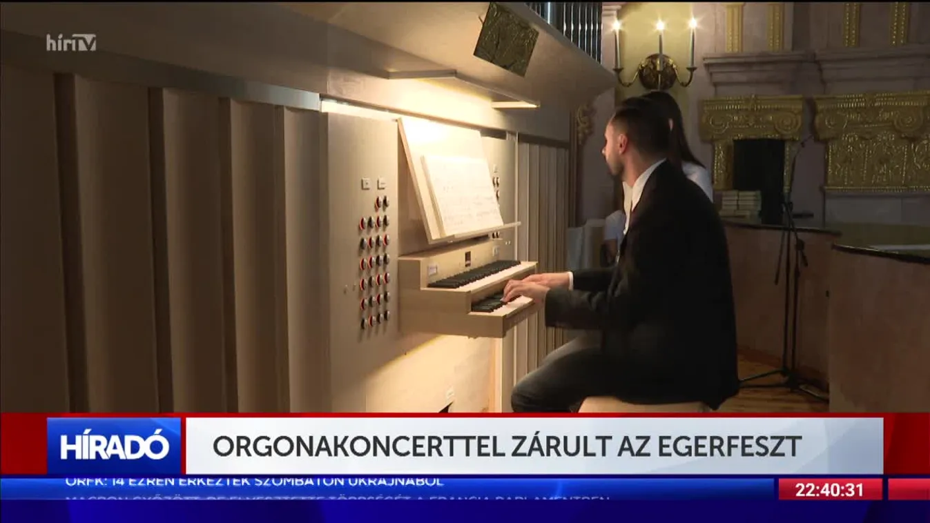 Orgonakoncerttel zárult az Egerfeszt