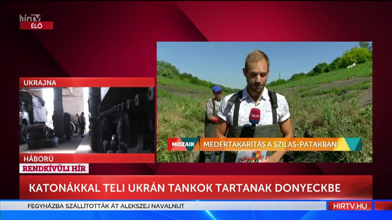 Mozaik - Medertakarítás a Szilas-patakban (2022-06-15)