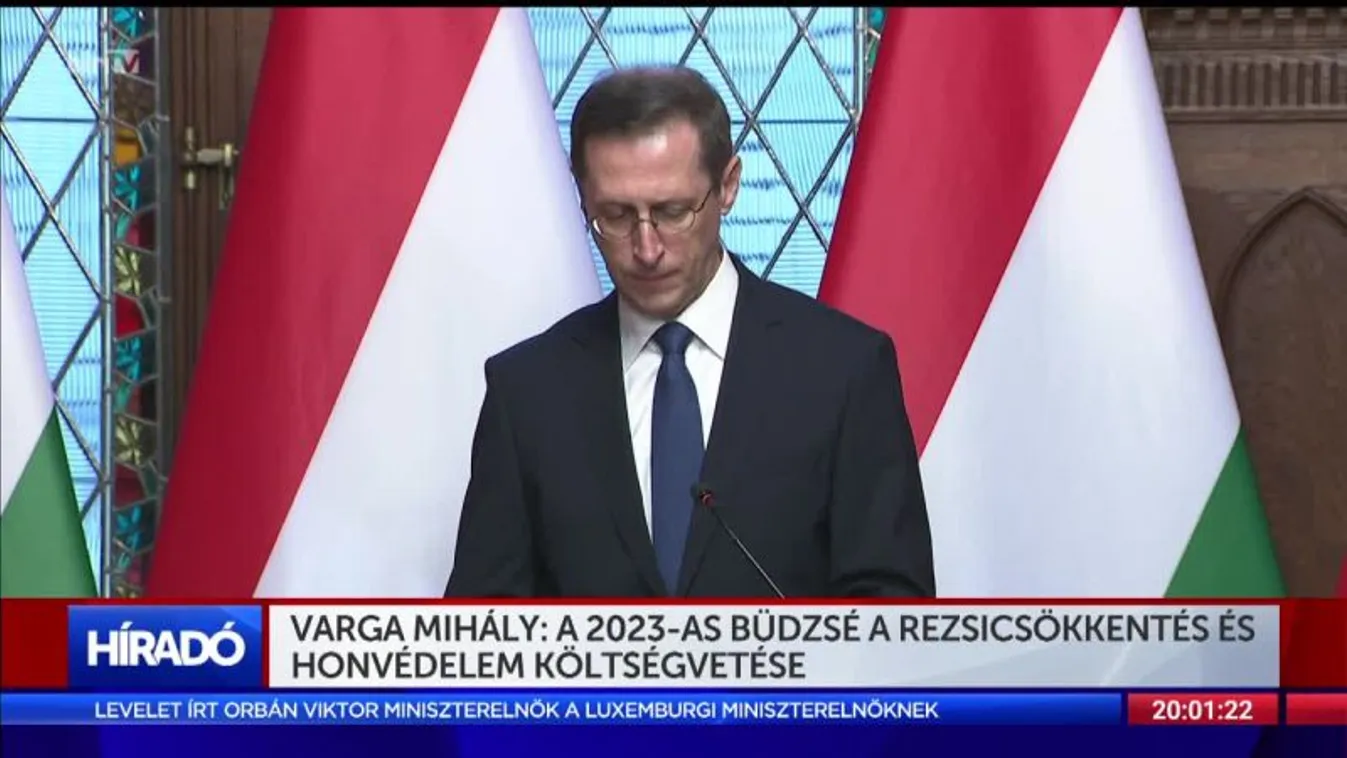 Varga Mihály: A 2023-as büdzsé a rezsicsökkentés és honvédelem költségvetése