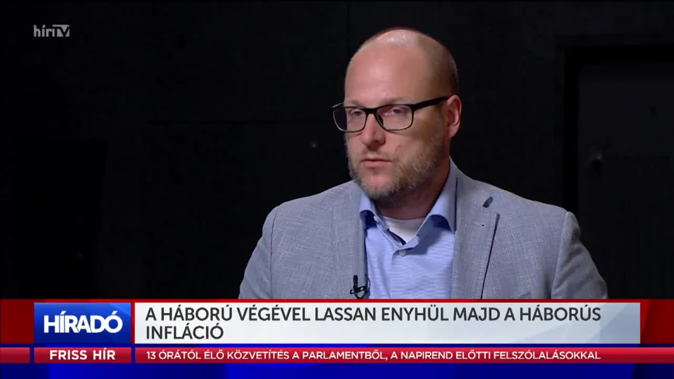 A háború végével lassan enyhül majd a háborús infláció